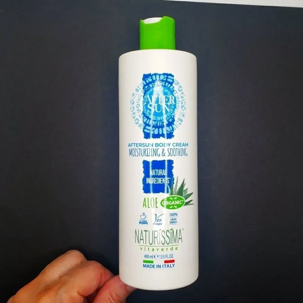 natural moisturizer after sun Italian cruelty Free cream